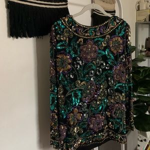 Vintage beaded top